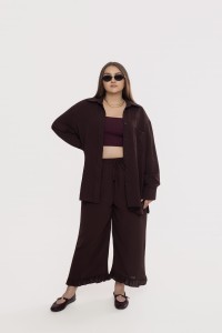 SPODNIE JIMMY CZEKOLADOWE