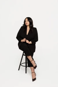 SPODNIE AURA CZARNE (46-48)  