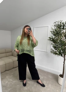 SWETER VIBI ZIELONY 