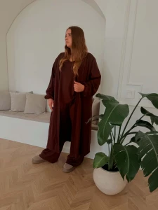 BLUZKA BEV CZEKOLADOWA