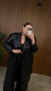 TRENCZ LISA CZARNY